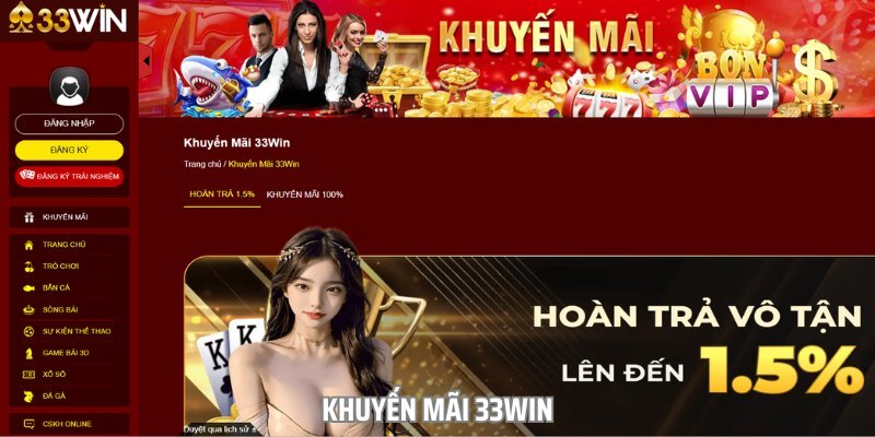 4 bước tham gia chương trình khuyến mãi cực nhanh chóng tại 33WIN